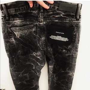 Fear Of God Holy Water Acid Wash Selvedge Denim